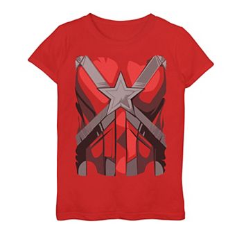 Girls 7-16 Marvel Red Guardian Costume Graphic Tee
