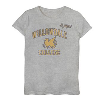 Disney / Pixar Onward Girls 7-16 Willowdale College Logo Graphic Tee