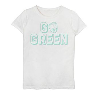 Girls 7-16 Marvel Guardians Of The Galaxy Groot Go Green Graphic Tee
