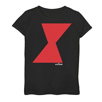 Girls 7-16 Marvel Black Widow Logo Graphic Tee