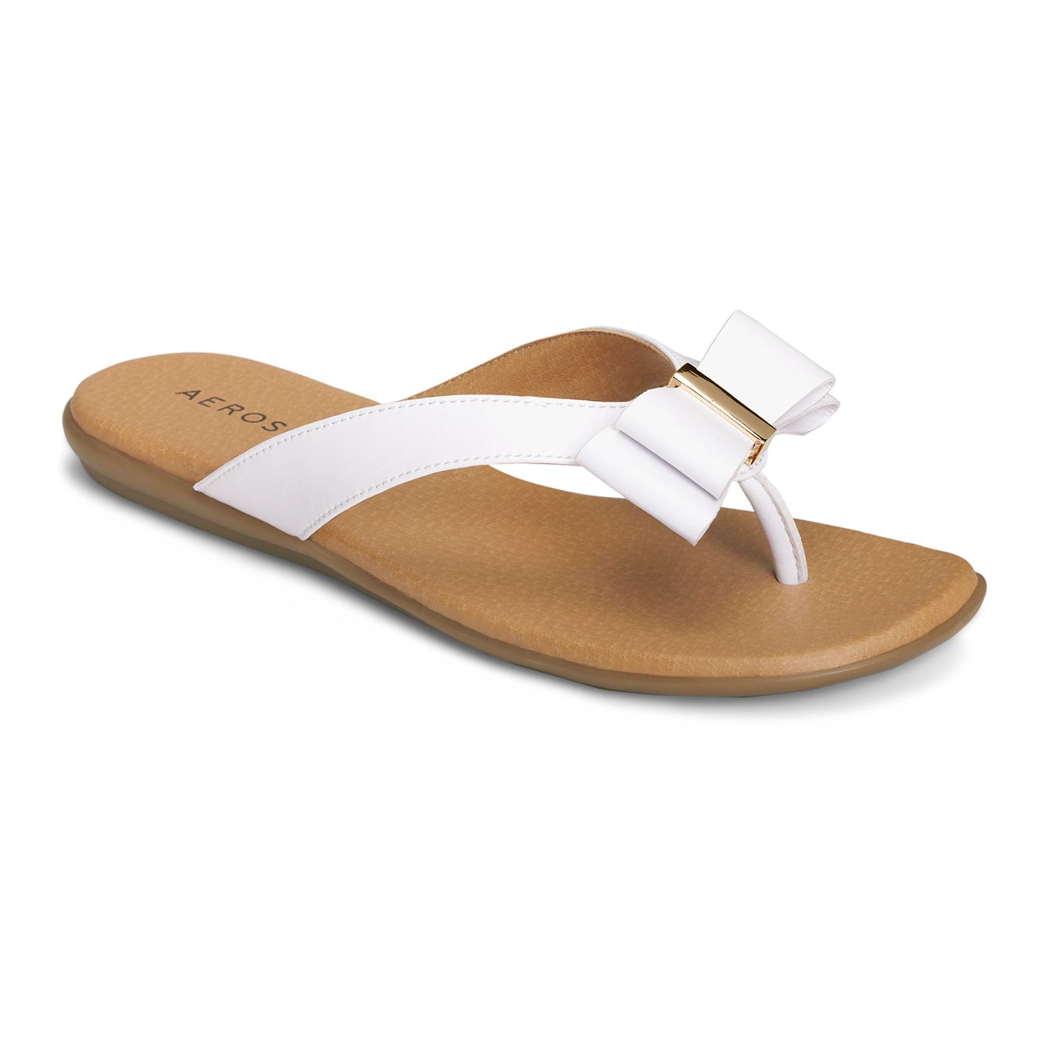 aerosoles white sandals