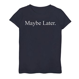 Girls 7-16 Fifth Sun Maybe Later V3 Graphic Tee