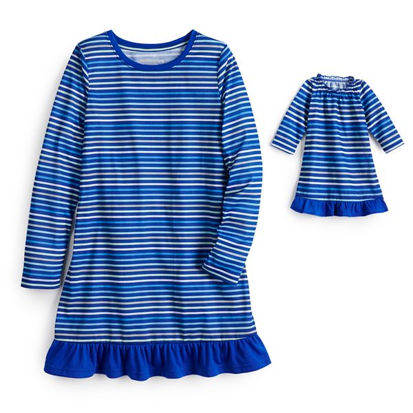 HanukkahHouse Yankees Tie Dye Dress for Girls