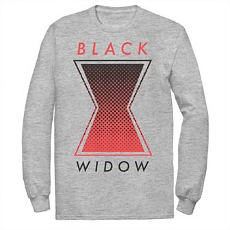 Men's Marvel Black Widow Gradient Logo Tee
