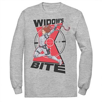 Men's Marvel Black Widow Animated Action Pose Tee