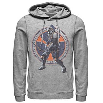 Men's Marvel Black Widow TaskMaster Coin Portrait Hoodie