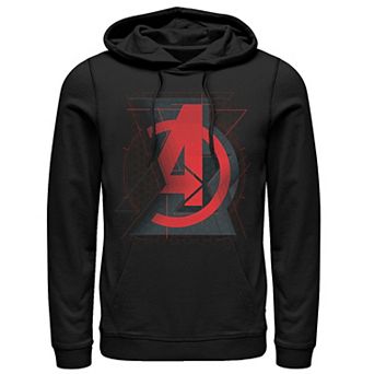 Men's Marvel Black Widow Avengers Logo Fill Hoodie