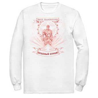 Men's Marvel Black Widow Red Guardian Red Hue Portrait Tee