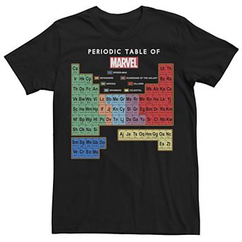Men's Marvel Ultimate Periodic Table Of Elements Tee