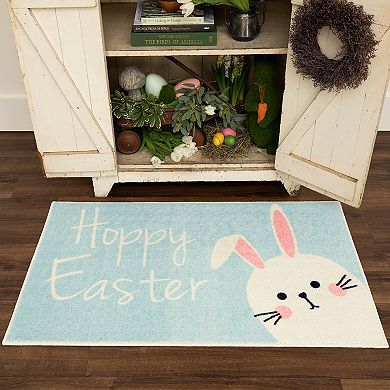 Mohawk Home Prismatic Hoppy Easter Bunny Accent Rug