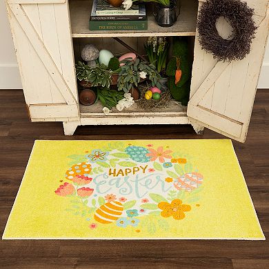 Mohawk Home Prismatic Easter Wreath Accent Rug