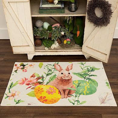 Mohawk Home Prismatic Easter Bunny Accent Rug