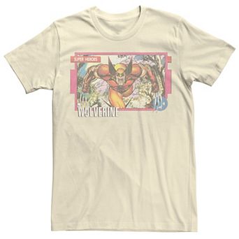 Men's Marvel X-Men Wolverine Super Heroes Portrait Panel Tee