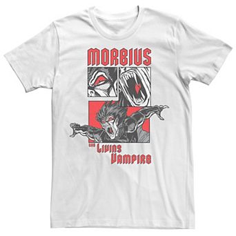 Men's Marvel Morbius The Living Vampire Panels Tee