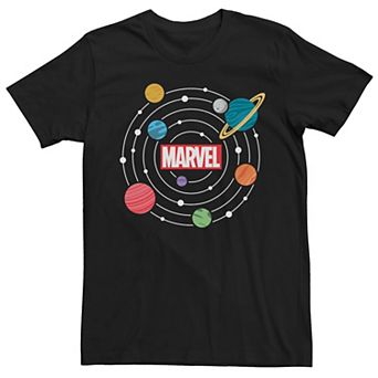 Men's Marvel Solar System Logo Tee