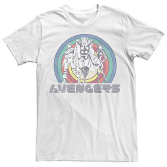 Men's Marvel Avengers Classic Thor Black Widow Captain America Tee