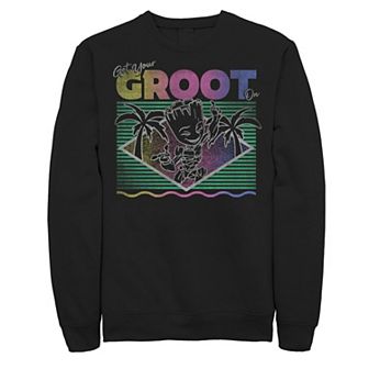 Men's Marvel Guardians Of The Galaxy Get Your Groot On Sweatshirt