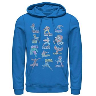 Men's Marvel Avengers Team Logos Hoodie