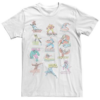 Men's Marvel Avengers Team Logos Tee