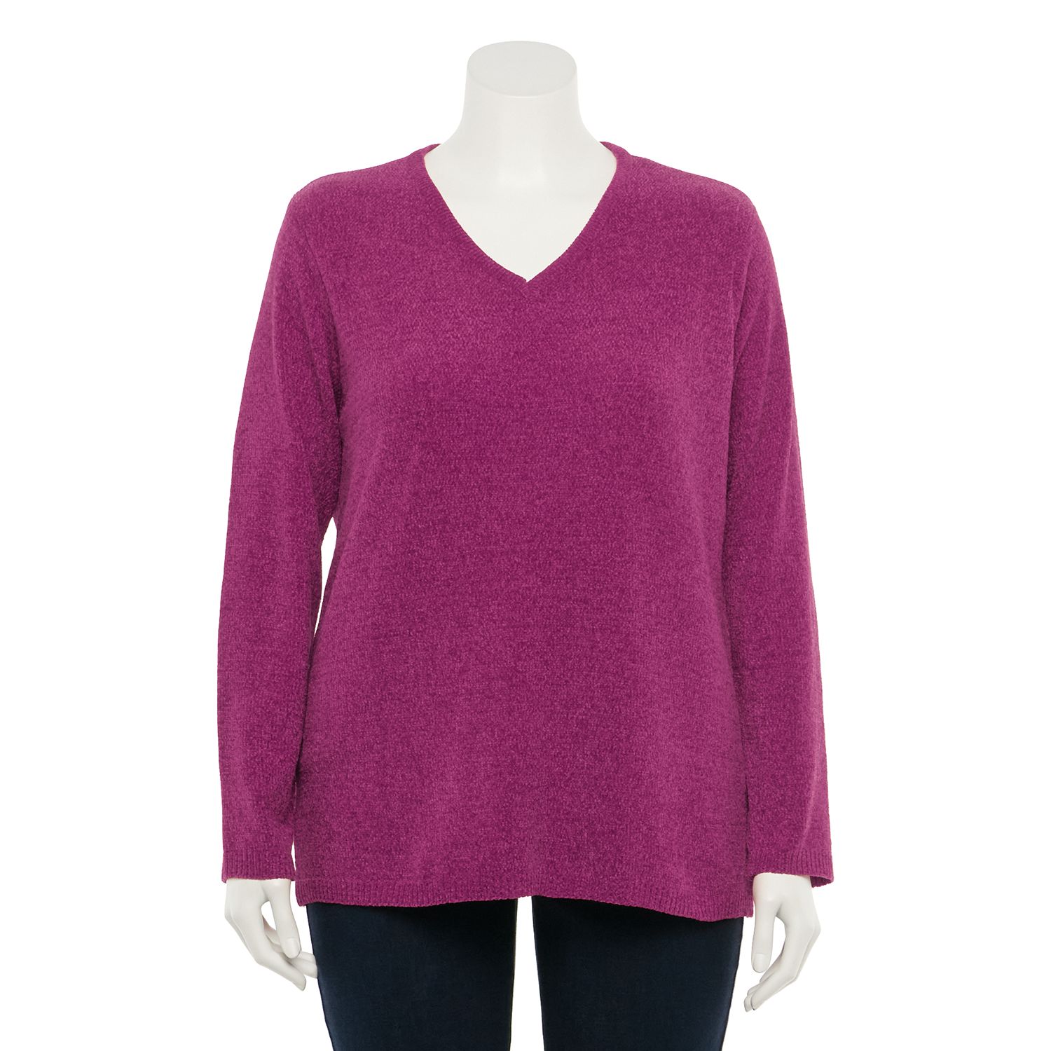 kohls womens v neck sweaters