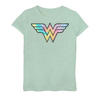 Girls 7-16 DC Comics Wonder Woman Tie Dye Logo Graphic Tee