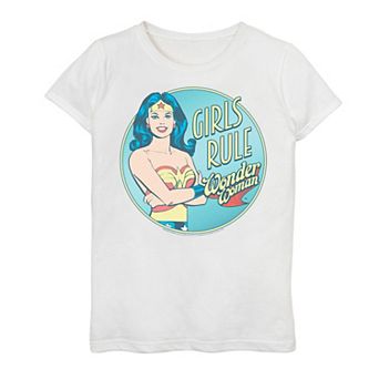 Girls 7-16 DC Comics Wonder Woman Girls Rule Graphic Tee