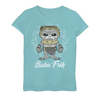 Girls 7-16 Star Wars: The Rise Of Skywalker Babu Frik Simple Cartoon Graphic Tee