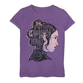 Girls 7-16 Star Wars Rey The Future Of The Galaxy Is Female Graphic Tee