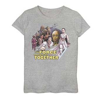 Girls 7-16 Star Wars: The Rise Of Skywalker Force Brought Us Together Graphic Tee