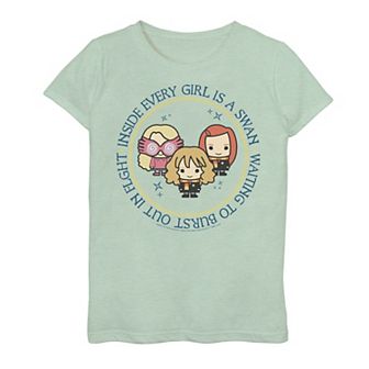 Girls 7-16 Harry Potter Swan Flight Graphic Tee