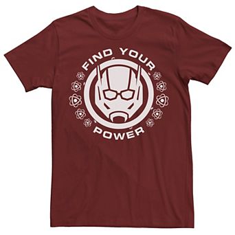 Men's Marvel Ant-Man Find Your Power Red Logo Tee