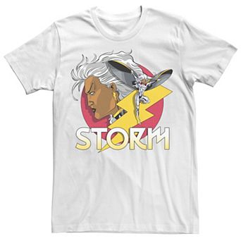 Men's Marvel X-Men Storm Side Profile Collage Tee