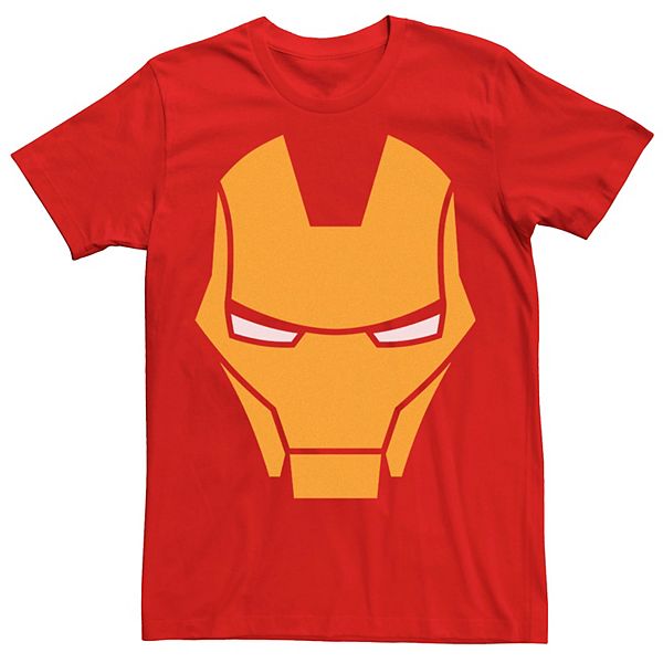 Men's Marvel Avengers Iron Man Big Face Tee