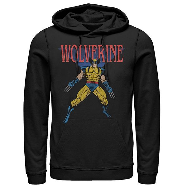 Men s Marvel X Men Wolverine Classic Portrait Hoodie