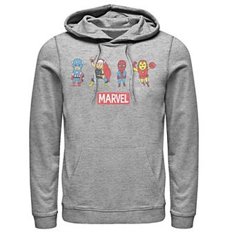 Men's Marvel Avengers Doodle Line Up Hoodie