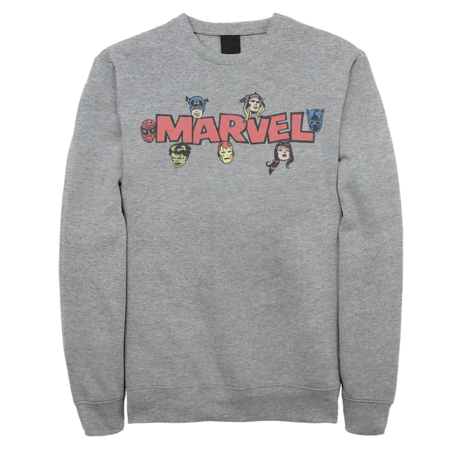 marvel logo sweater