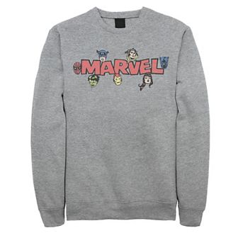 Men's Marvel City Skyline Logo Sweatshirt