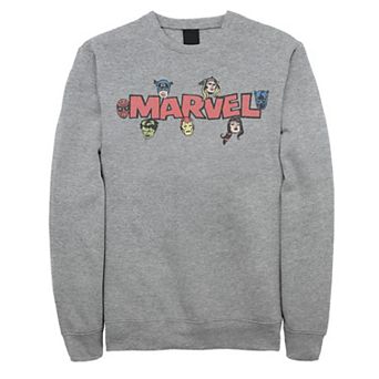 Men's Marvel City Skyline Logo Sweatshirt