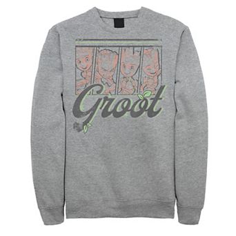 Men's Marvel Guardians Of The Galaxy Cute Groot Panels Sweatshirt