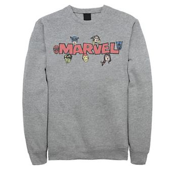 Men's Marvel Avengers Retro Style Logo Sweatshirt