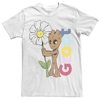 Men's Marvel Guardians Of The Galaxy Groot Flower Portrait Tee