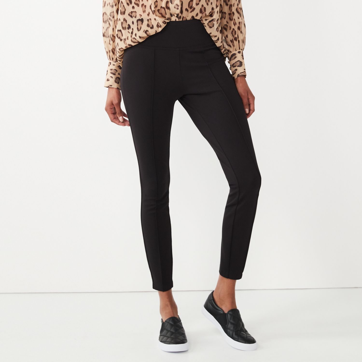 womens black pants with back pockets