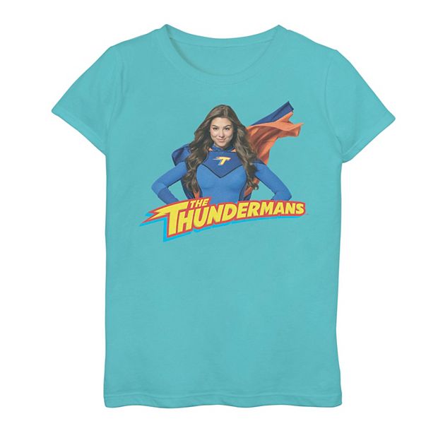  Kids The Thundermans Phoebe Thunderman Bust Portrait Logo  T-Shirt : Clothing, Shoes & Jewelry