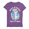 Disney's Frozen 2 Girls 7-16 Olaf Who Knows The Ways Of Men Graphic Tee