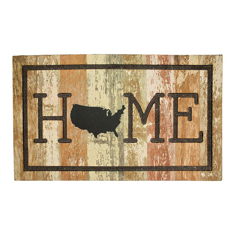 Mohawk Home Doorscapes Home USA Doormat - 18 x 30, Brown, 18X30