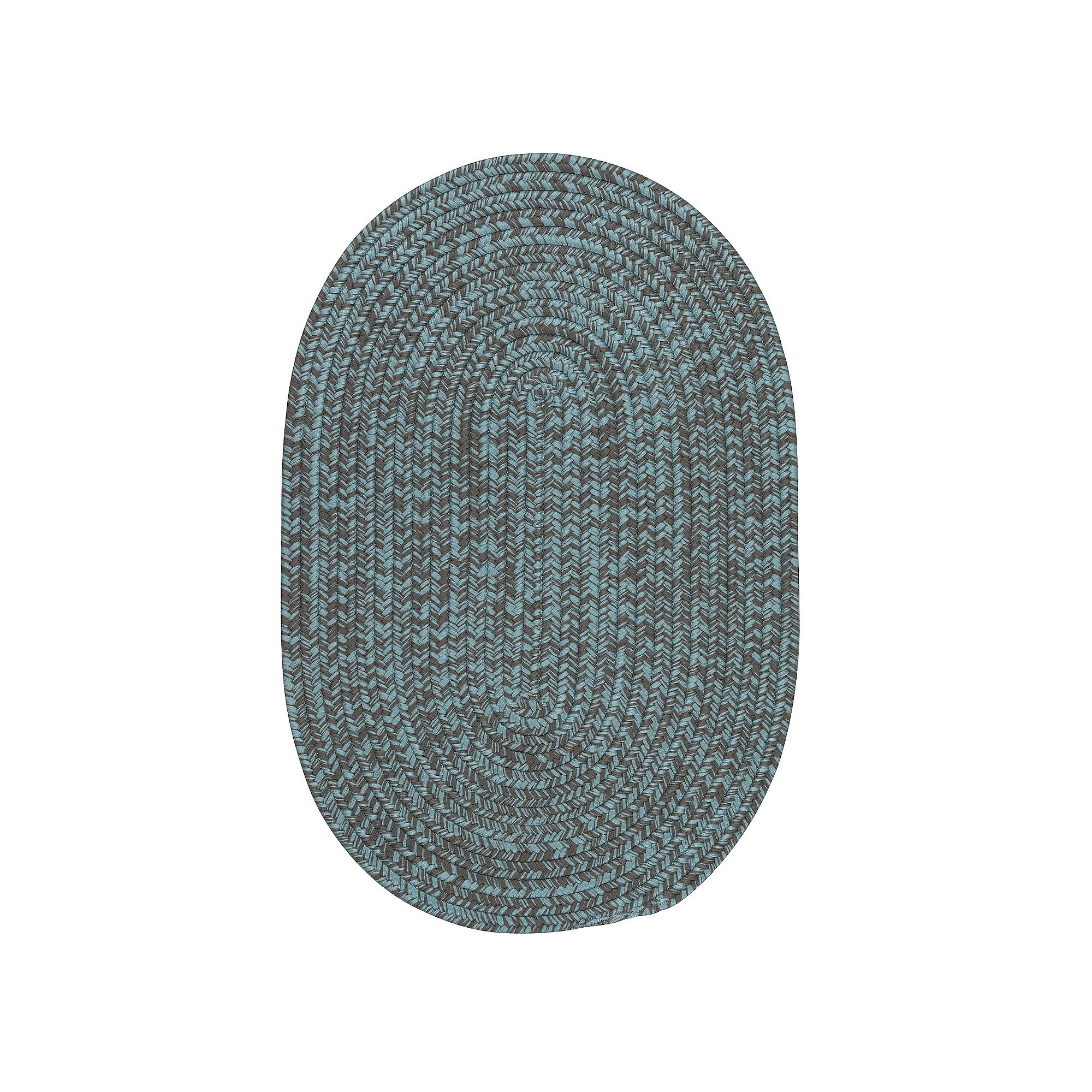 Colonial Mills Laffite Tweed Indoor Outdoor Rug, Blue Gray