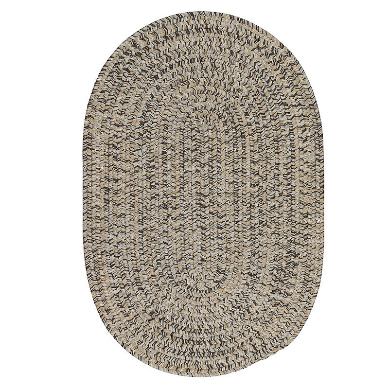 Colonial Mills Laffite Tweed Indoor Outdoor Rug, Grey, 5X7 Ft