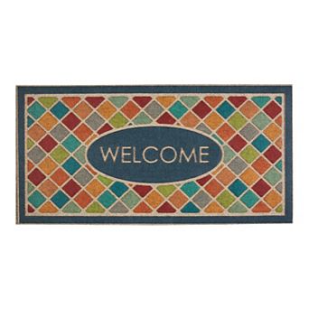 Mohawk® Home Crosshatch "Welcome" Oversize Doormat - 24" x 48"