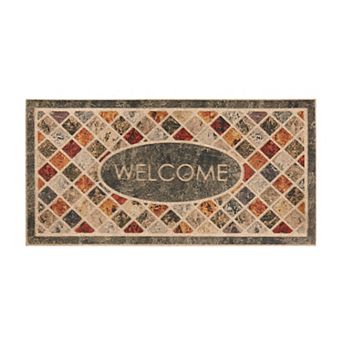 Mohawk® Home Mineral Stone "Welcome" Oversize Doormat - 24" x 48"