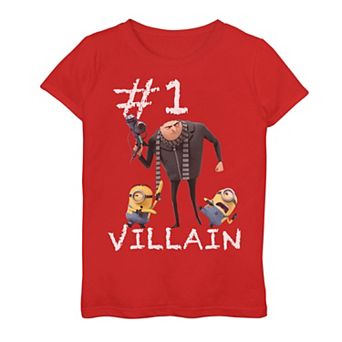 Girls 7-16 Despicable Me Minions High School Most Likely To Photo Grid Graphic Tee